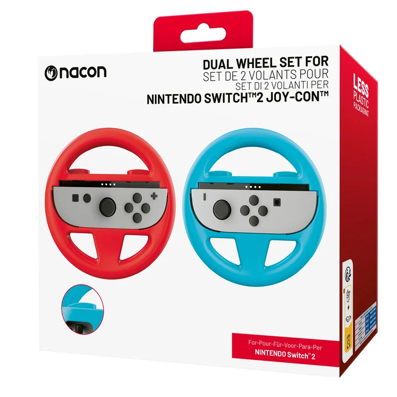 Nacon Dual Wheel Set for Nintendo Switch 2 (SWITCHNEWDUALWHEEL)