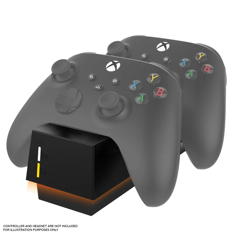 Snakebyte Twin Charge X Charging Station for XboxOne / Xbox Series X/S (Black, White)