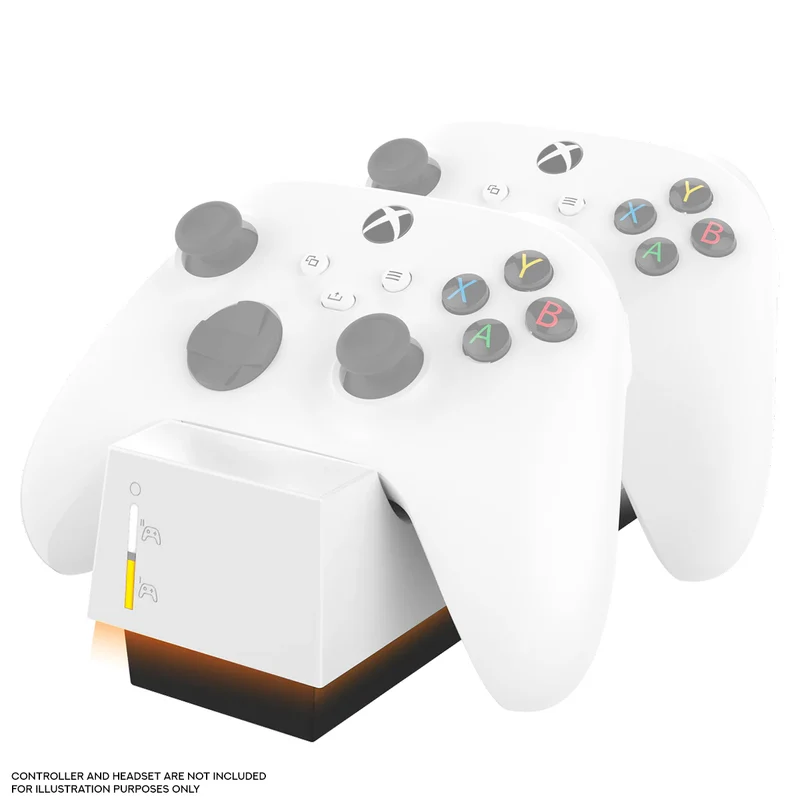 Snakebyte Twin Charge X Charging Station for XboxOne / Xbox Series X/S (Black, White)