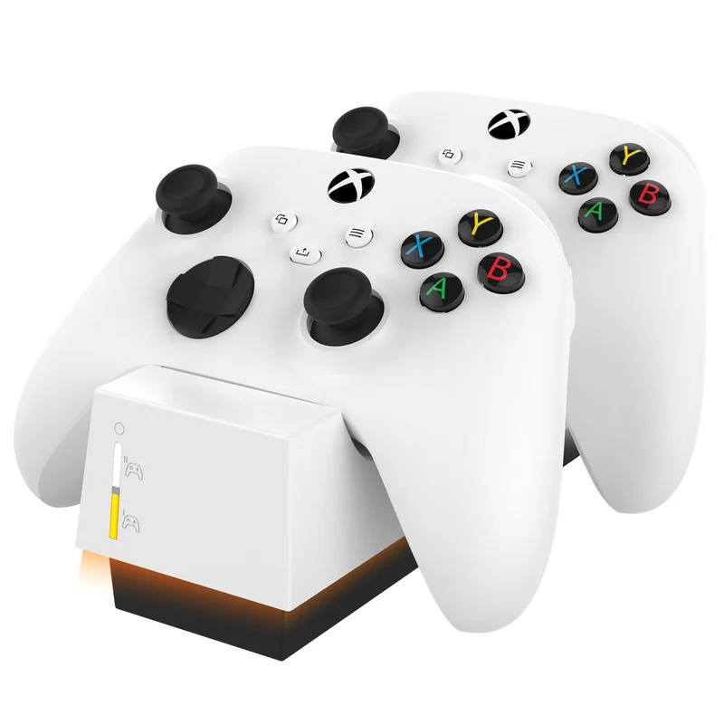 Snakebyte Twin Charge X Charging Station for XboxOne / Xbox Series X/S (Black, White)