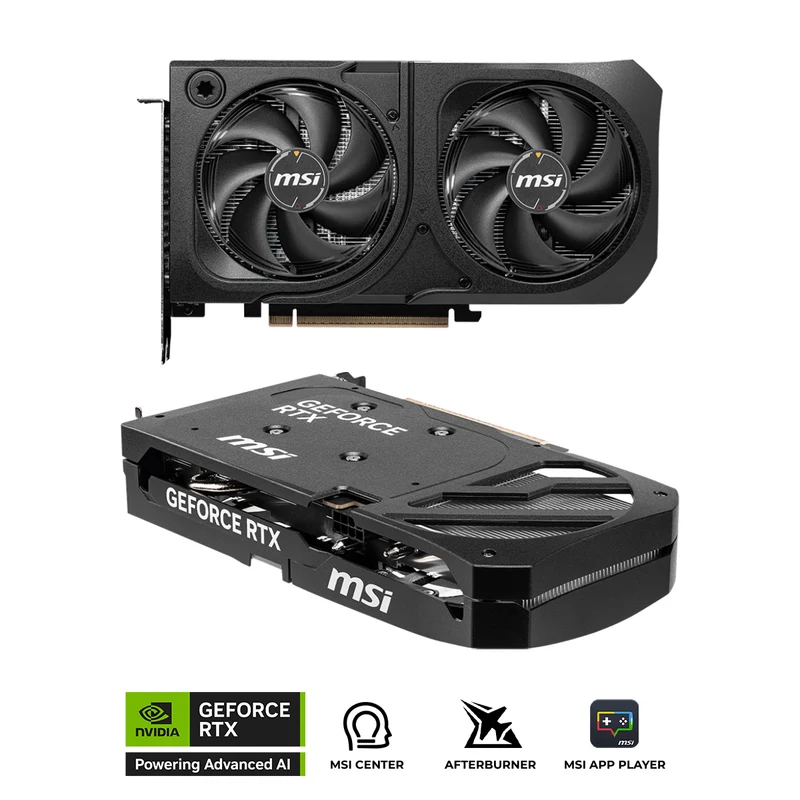 MSI GeForce RTX 5060 8GB GDDR7 Shadow 2X OC Graphics Card