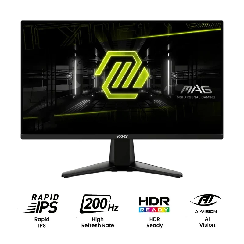 MSI MAG 255F E20 24.5" (1920x1080) 200Hz 0.5ms GtG Rapid IPS Gaming Monitor With Tilt Adjustment