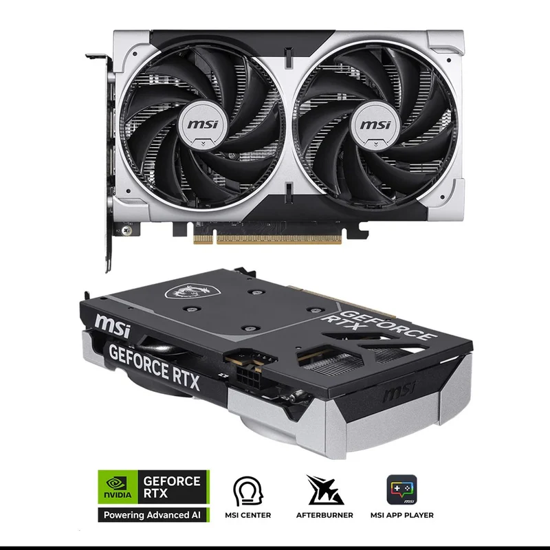 MSI GeForce RTX 5050 8GB GDDR6 Ventus 2X OC Graphics Card