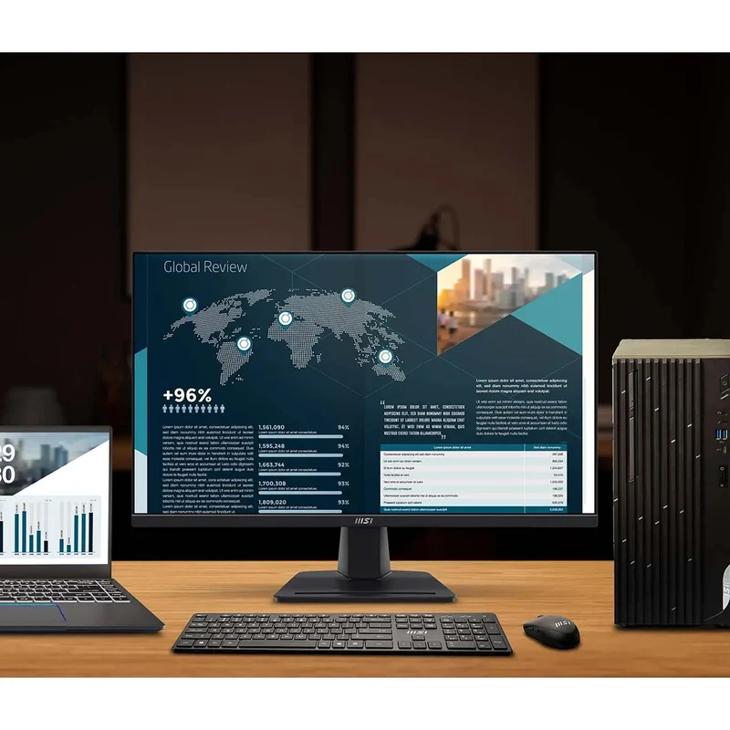 MSI Pro MP275 27" FHD (1920x1080) 100Hz 1ms (MPRT) / 4ms (GTG) IPS Business Productivity Monitor with Tilt Adjustment