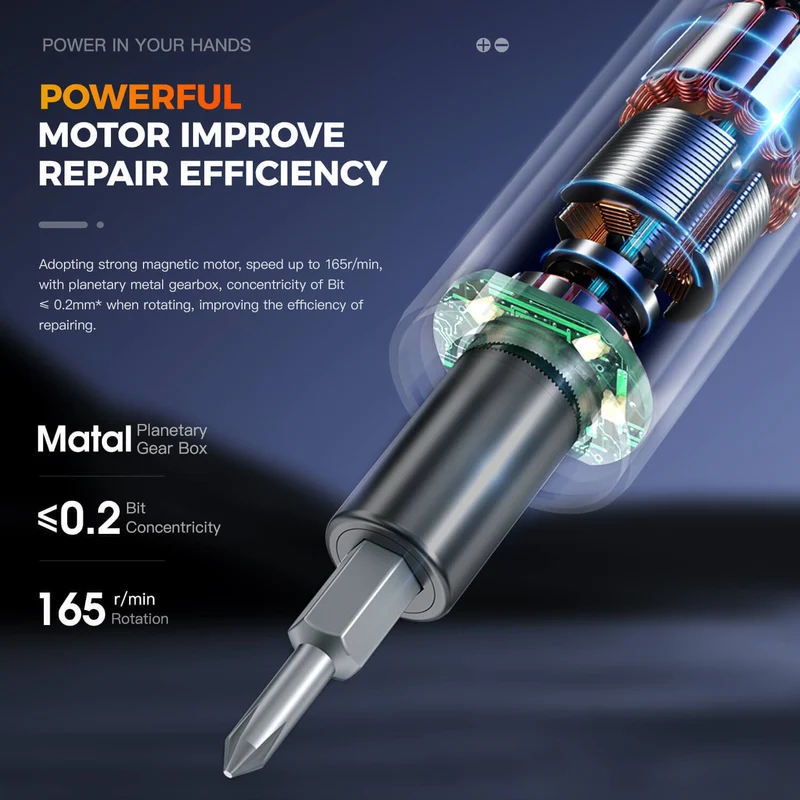 UF-Tools 62-in-1 Precision Electric Screwdriver Set (NO-882069)