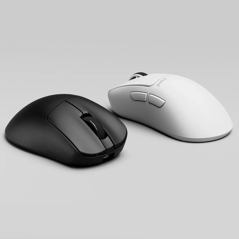 Pulsar Xlite CrazyLight 8K Polling Rate eSports Gaming Mouse Size 1 (Jet Black, Uyuni White)