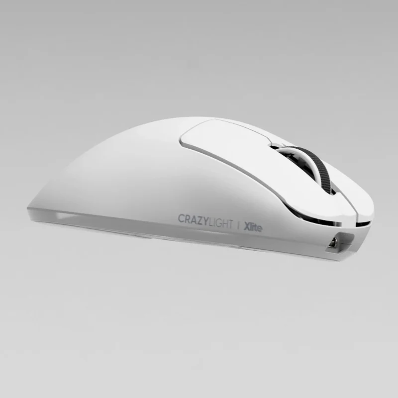 Pulsar Xlite CrazyLight 8K Polling Rate eSports Gaming Mouse Size 1 (Jet Black, Uyuni White)