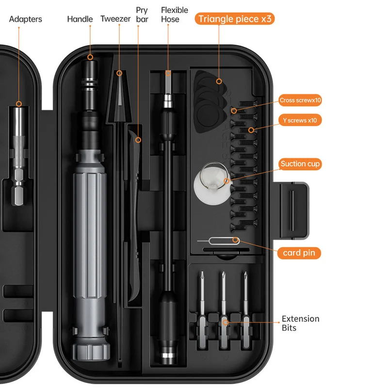 UF Tools 150-in-1 Multi-Functional Precision Screwdriver Set (w/ Aluminum Alloy Handle) (UF-840150)