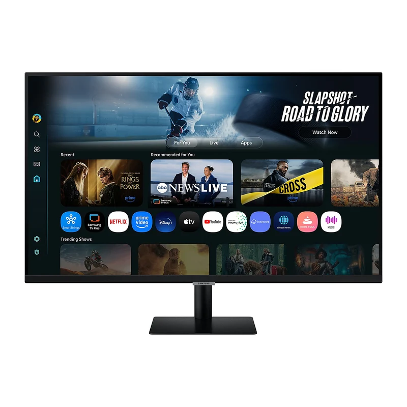 Samsung M7 M70F LS32FM700UEXXP 32" 4K (3840x2160) 60Hz 4ms GTG VA Smart Vision AI, Smart TV Experience with AI, AI Picture Optimizer, Know Security Monitor with Tilt Adjustment