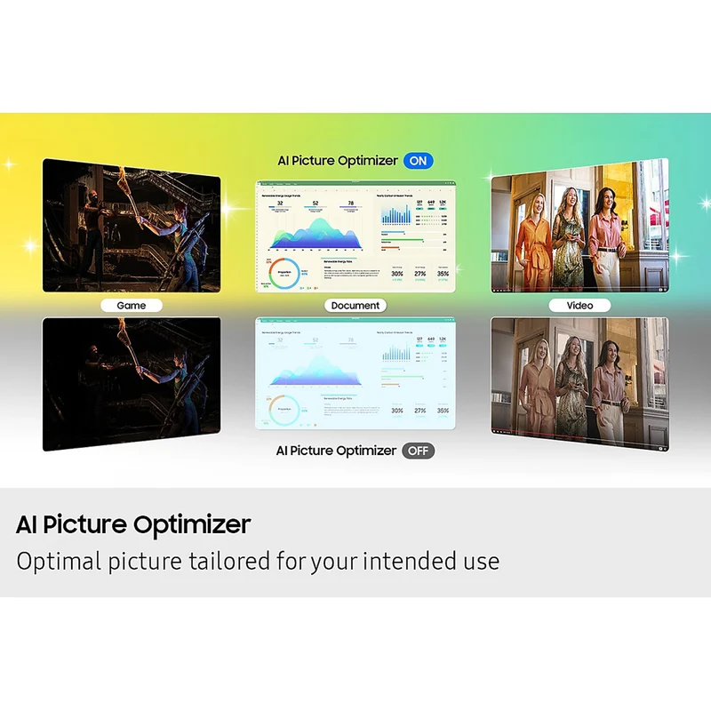 Samsung M7 M70F LS32FM700UEXXP 32" 4K (3840x2160) 60Hz 4ms GTG VA Smart Vision AI, Smart TV Experience with AI, AI Picture Optimizer, Know Security Monitor with Tilt Adjustment