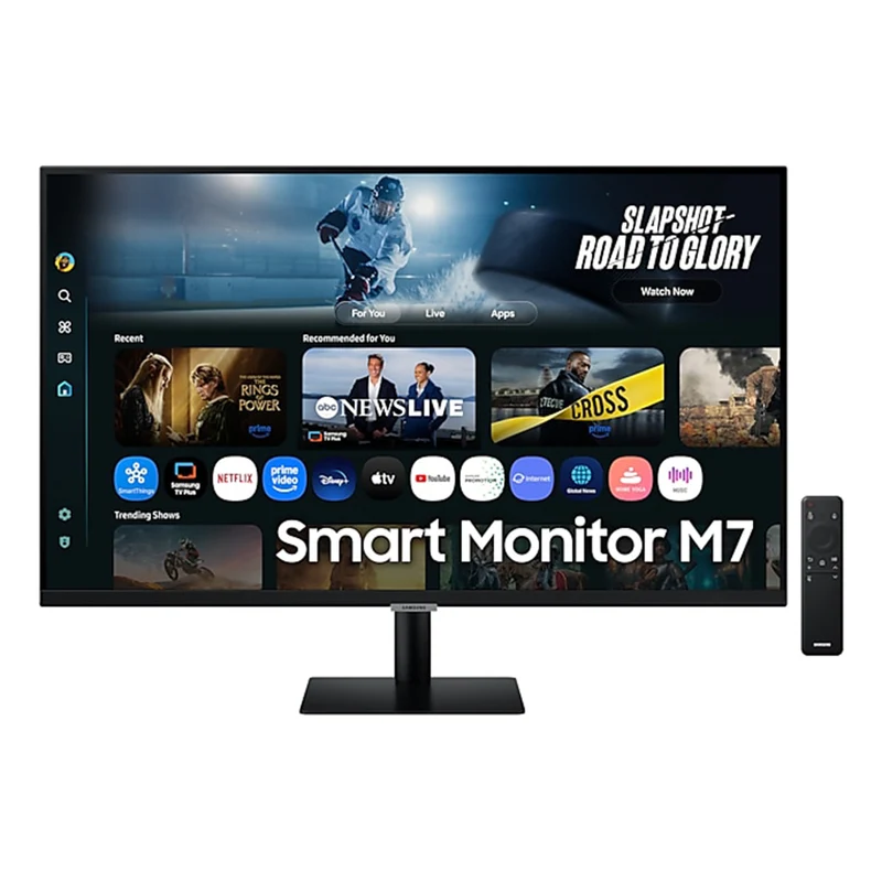Samsung M7 M70F LS32FM700UEXXP 32" 4K (3840x2160) 60Hz 4ms GTG VA Smart Vision AI, Smart TV Experience with AI, AI Picture Optimizer, Know Security Monitor with Tilt Adjustment