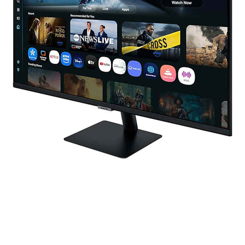 Samsung M7 M70F LS32FM700UEXXP 32" 4K (3840x2160) 60Hz 4ms GTG VA Smart Vision AI, Smart TV Experience with AI, AI Picture Optimizer, Know Security Monitor with Tilt Adjustment