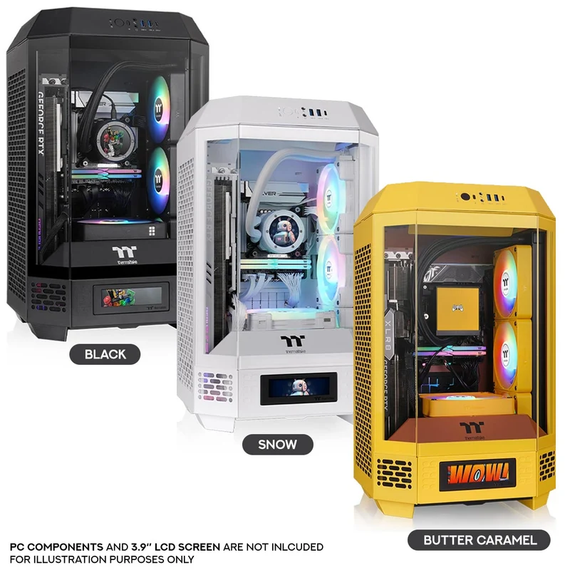 Thermaltake The Tower 250 Mini Tower Chassis (Black, Snow, Butter Caramel)
