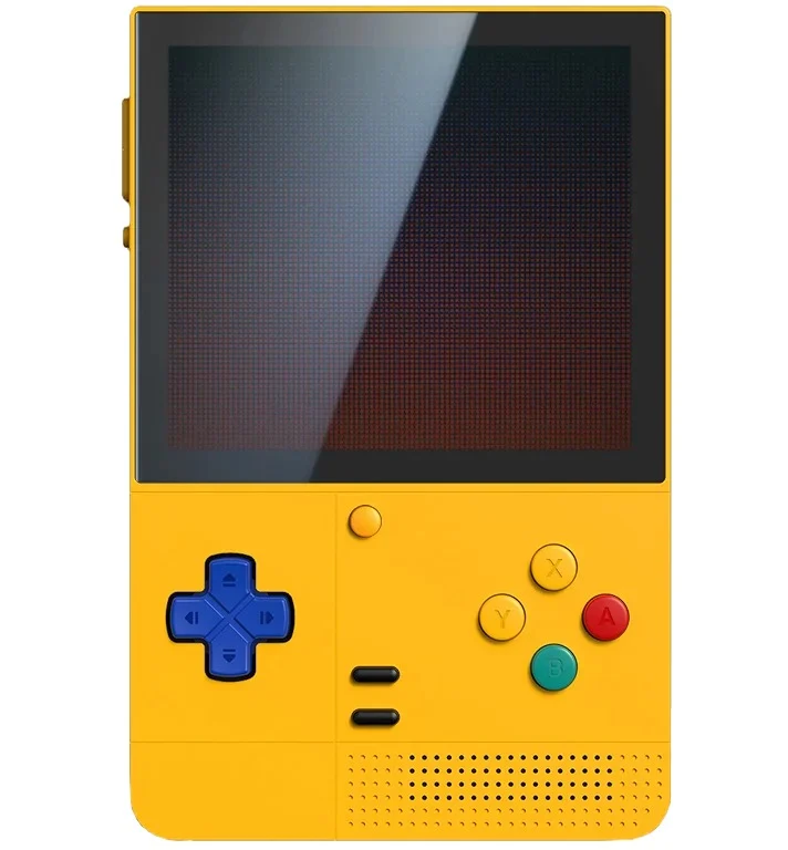 Retroid Pocket Classic 6GB + 128GB Handheld Retro Gaming System (PKM Yellow, Classic 6)