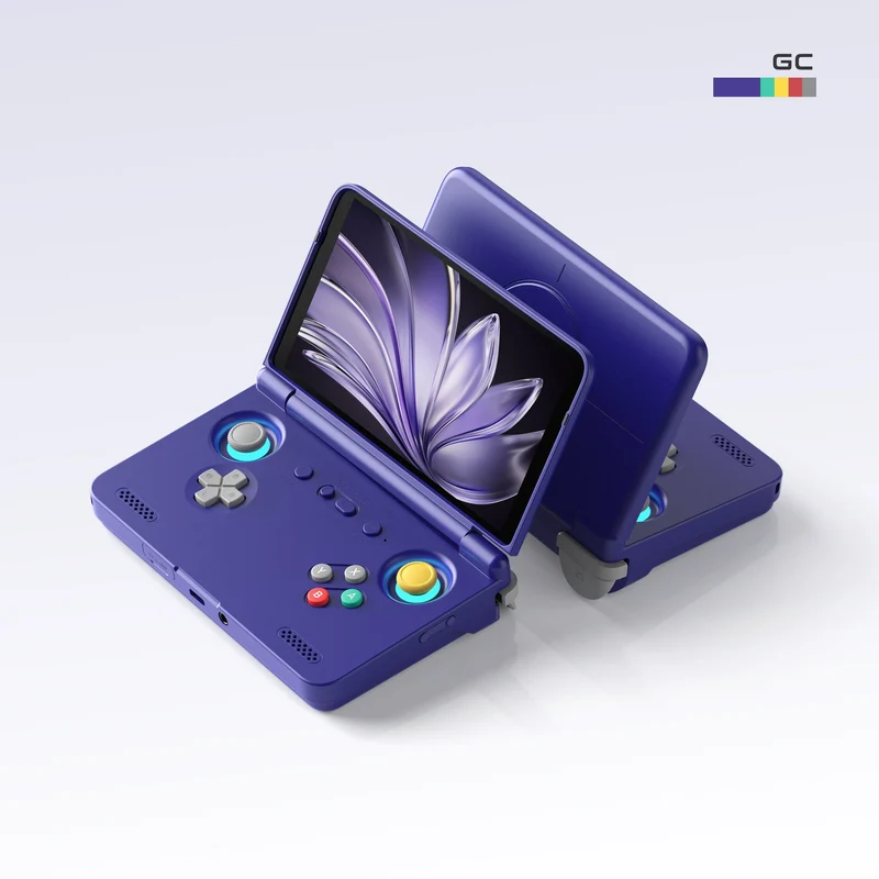 Retroid Pocket Flip 2 Snapdragon SD865 8GB+128GB Handheld Retro Gaming System (GC, 16Bit US)