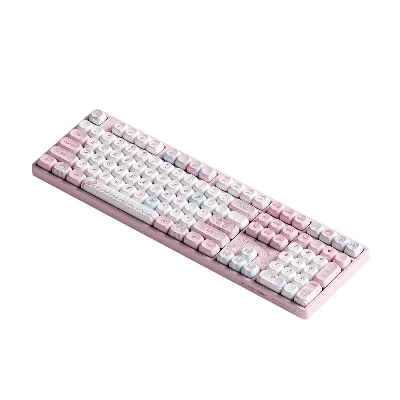 Akko My Sweet Piano 5108B Plus Multi-Mode RGB Hot-Swappable Mechanical Keyboard (Akko V3 Piano Pro Switch, Akko Creamy Cyan Switch)