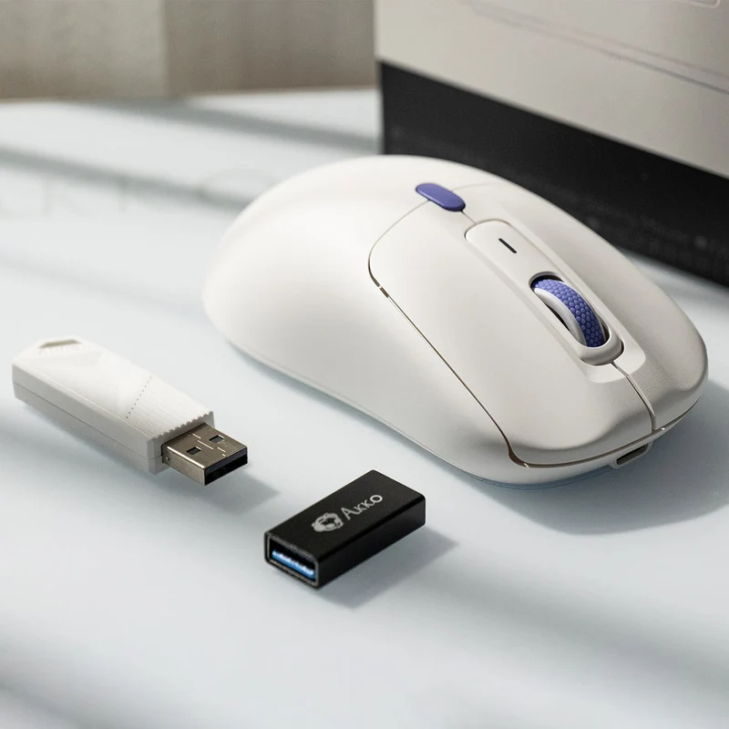 Akko Pulse 01 8K Gaming Mouse (White)