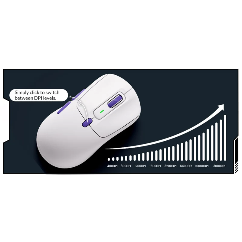 Akko Pulse 01 8K Gaming Mouse (White)