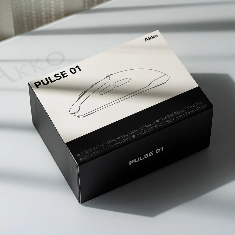 Akko Pulse 01 8K Gaming Mouse (White)