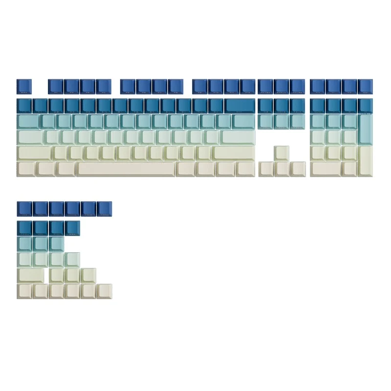 Veekos Keycap Set Cherry Profile 135 Keys (Blue Gradient, Black Gradient, Iris Gradient, Purple Gradient, Blaze Gradient, Forest Gradient, Rose Latte Gradient, Black & Pink Gradient)