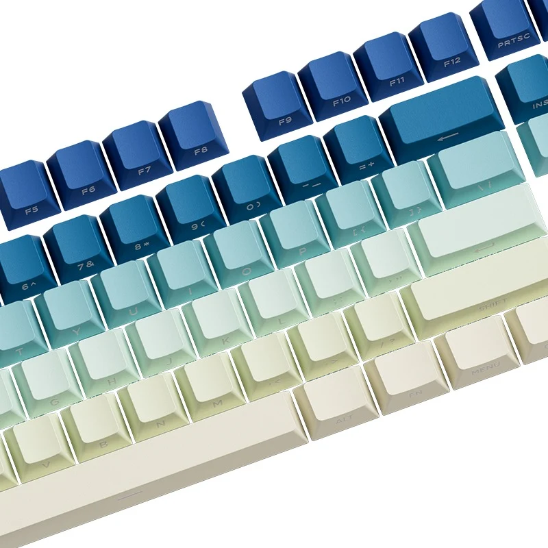 Veekos Keycap Set Cherry Profile 135 Keys (Blue Gradient, Black Gradient, Iris Gradient, Purple Gradient, Blaze Gradient, Forest Gradient, Rose Latte Gradient, Black & Pink Gradient)