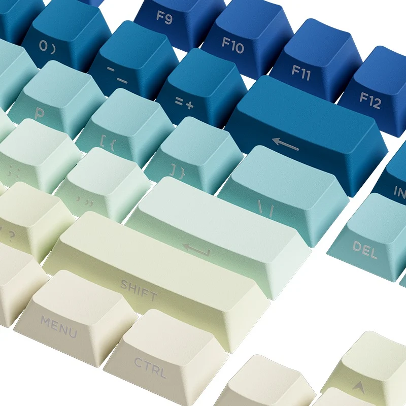 Veekos Keycap Set Cherry Profile 135 Keys (Blue Gradient, Black Gradient, Iris Gradient, Purple Gradient, Blaze Gradient, Forest Gradient, Rose Latte Gradient, Black & Pink Gradient)