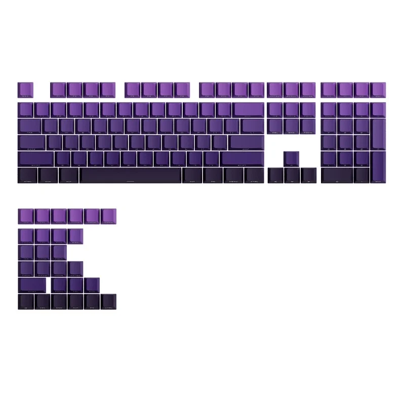 Veekos Keycap Set Cherry Profile 135 Keys (Blue Gradient, Black Gradient, Iris Gradient, Purple Gradient, Blaze Gradient, Forest Gradient, Rose Latte Gradient, Black & Pink Gradient)