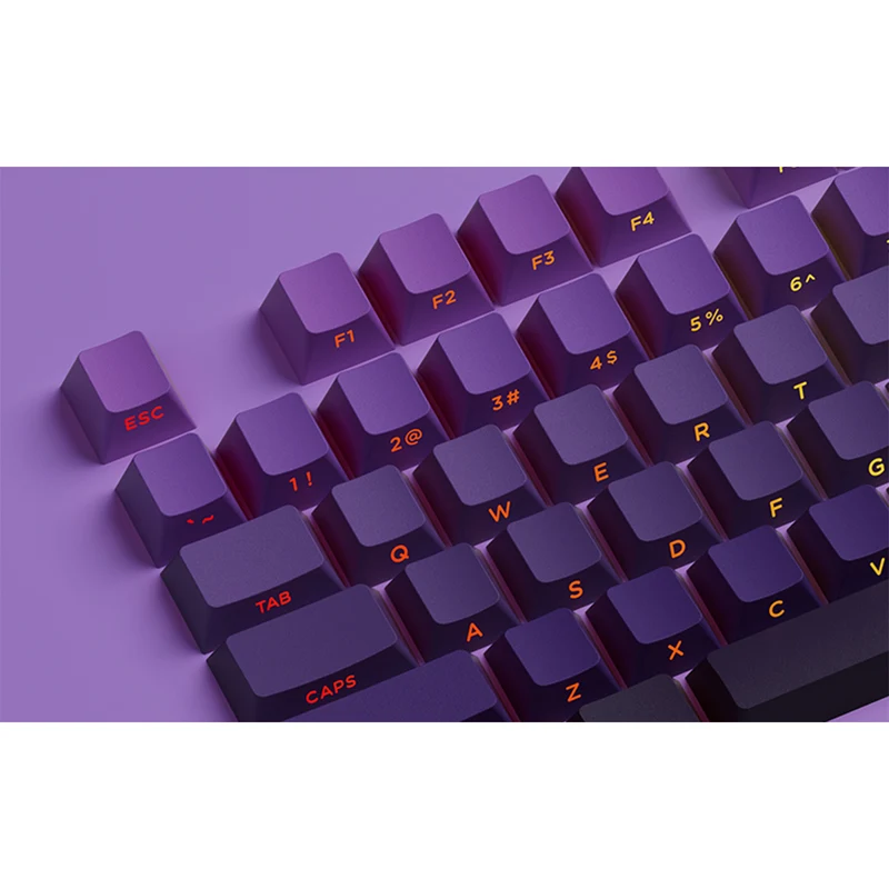 Veekos Keycap Set Cherry Profile 135 Keys (Blue Gradient, Black Gradient, Iris Gradient, Purple Gradient, Blaze Gradient, Forest Gradient, Rose Latte Gradient, Black & Pink Gradient)