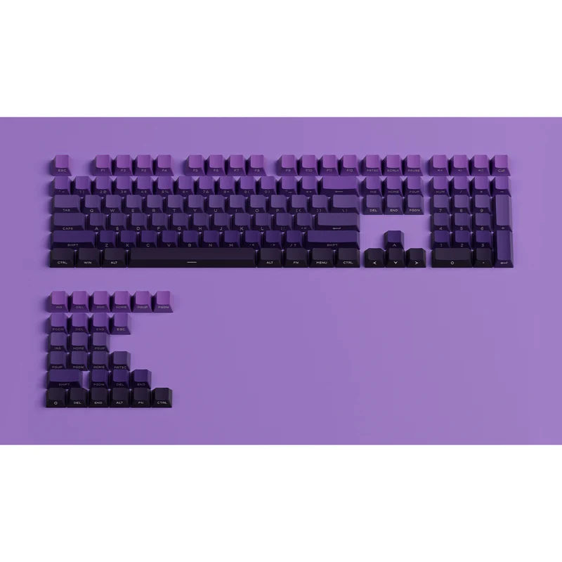 Veekos Keycap Set Cherry Profile 135 Keys (Blue Gradient, Black Gradient, Iris Gradient, Purple Gradient, Blaze Gradient, Forest Gradient, Rose Latte Gradient, Black & Pink Gradient)
