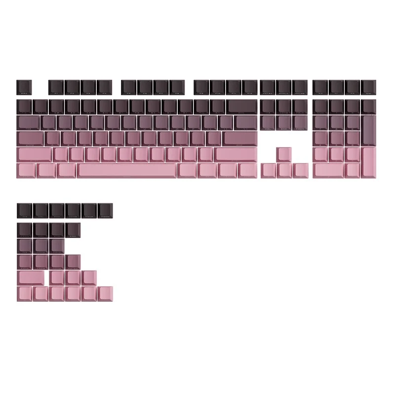 Veekos Keycap Set Cherry Profile 135 Keys (Blue Gradient, Black Gradient, Iris Gradient, Purple Gradient, Blaze Gradient, Forest Gradient, Rose Latte Gradient, Black & Pink Gradient)