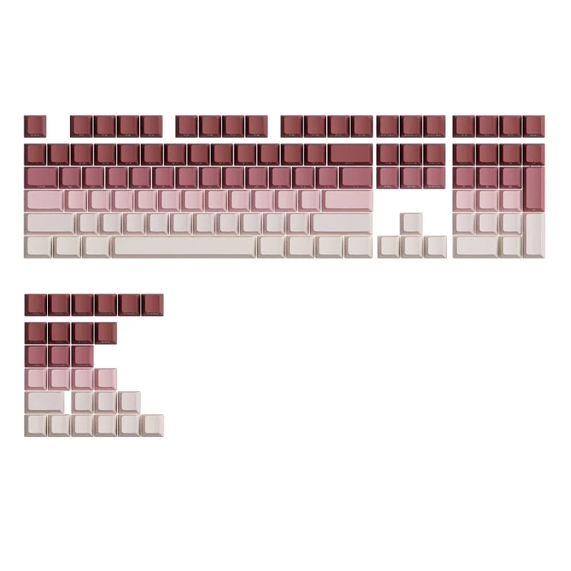 Veekos Keycap Set Cherry Profile 135 Keys (Blue Gradient, Black Gradient, Iris Gradient, Purple Gradient, Blaze Gradient, Forest Gradient, Rose Latte Gradient, Black & Pink Gradient)