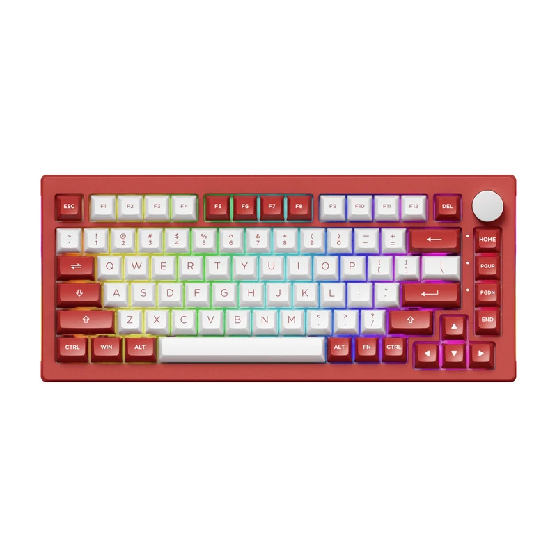 Akko Chicago 5075B Plus Multi-Mode RGB Hot-Swappable Mechanical Keyboard (Akko V3 Piano Pro Switch)