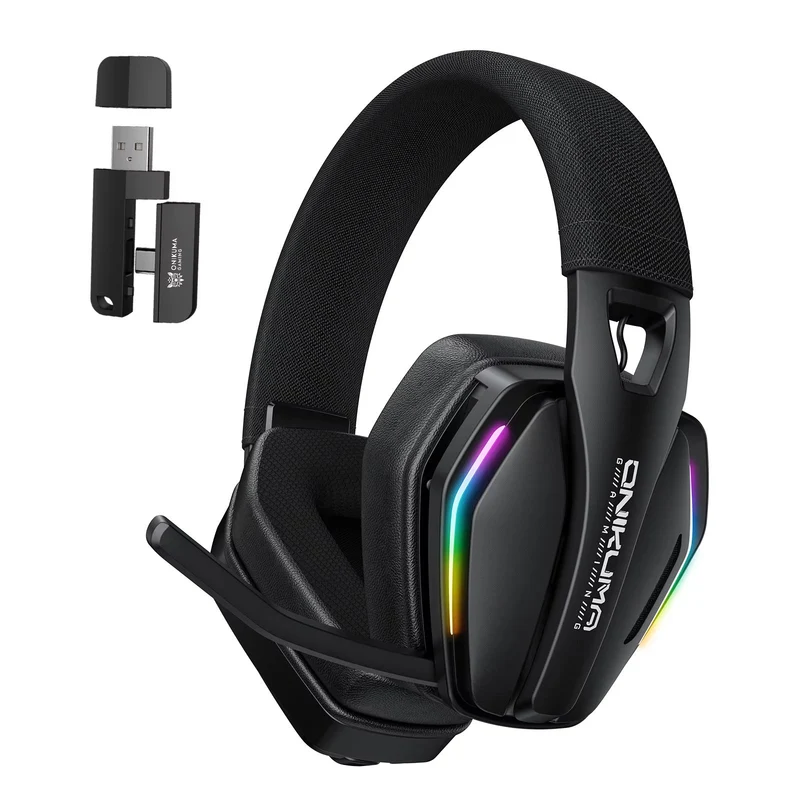 Onikuma GT826 Tri-Mode Wireless Headphone (Black)