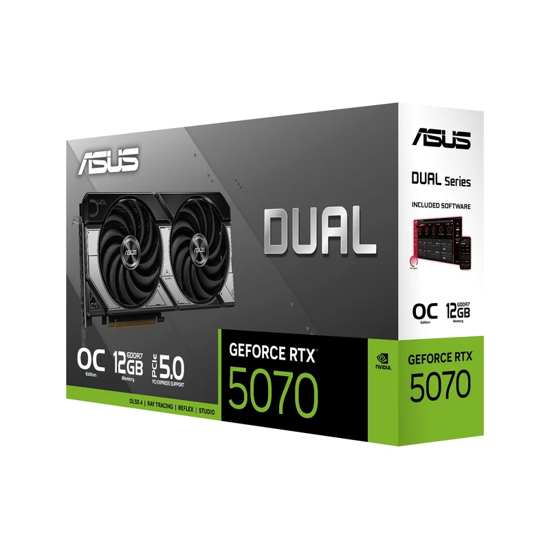 Asus Dual GeForce RTX 5070 OC 12GB GDDR7 Graphics Card