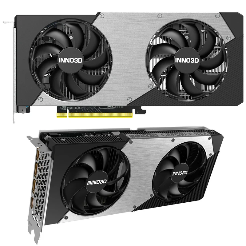 INNO3D GeForce RTX 5060 Twin X2 OC 8GB GDDR7 Graphics Card (N50602-08D7X-195070N)