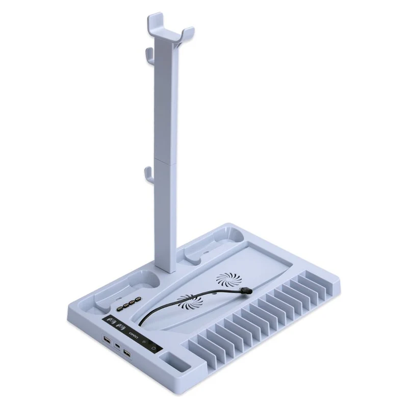OIVO Multifunctional Cooling Stand for PS5 / PS5 Slim (White) (IV-P5246XW)