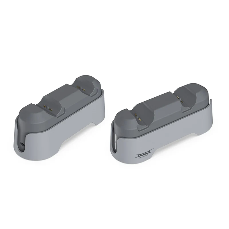 Dobe Double Charging Dock For PS5 Controller with Dual-Color Charging Indicator Light (Gray) (TP5-1501X)