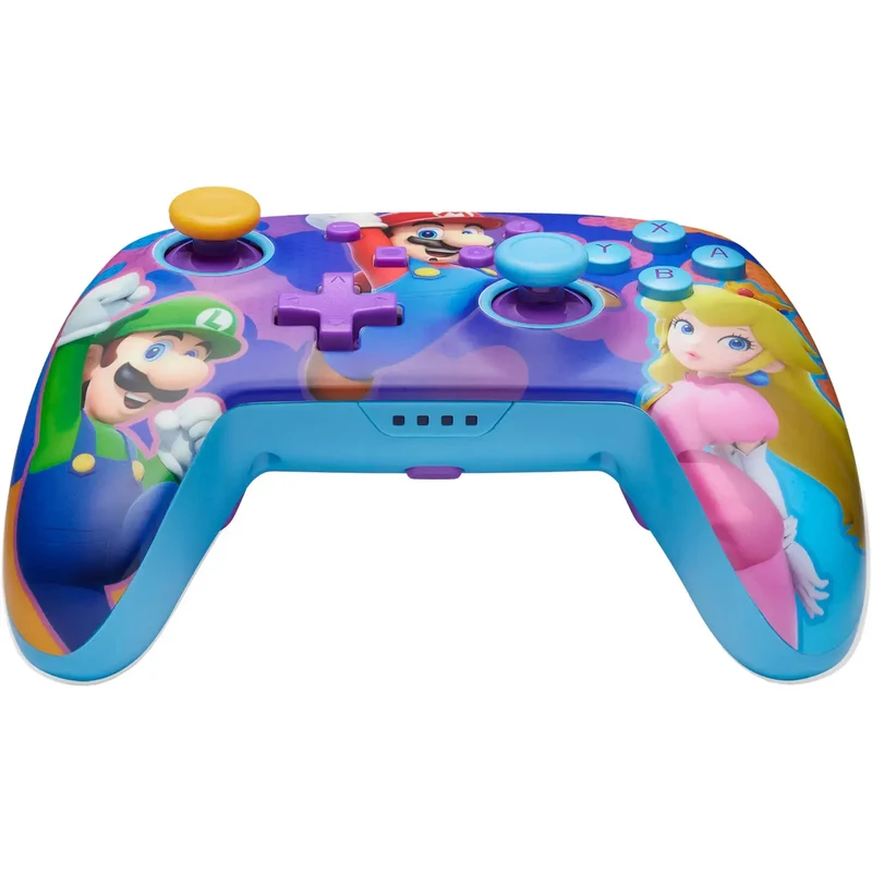 PowerA Super Mario Enhanced Wireless Controller for Nintendo Switch (Color Splash Heroes) (NSGP0287-01)