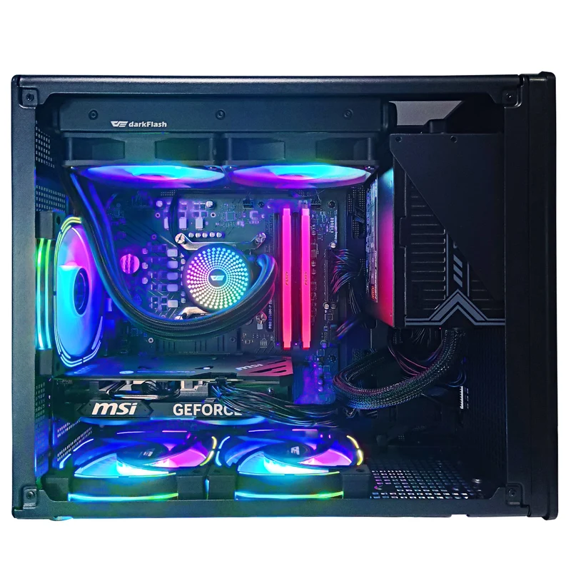 Sigma WD200 Black Desktop Gaming PC | Intel i5 14400F | 16GB RAM | 1TB SSD | RTX 4060 Ti | Windows 11 Pro