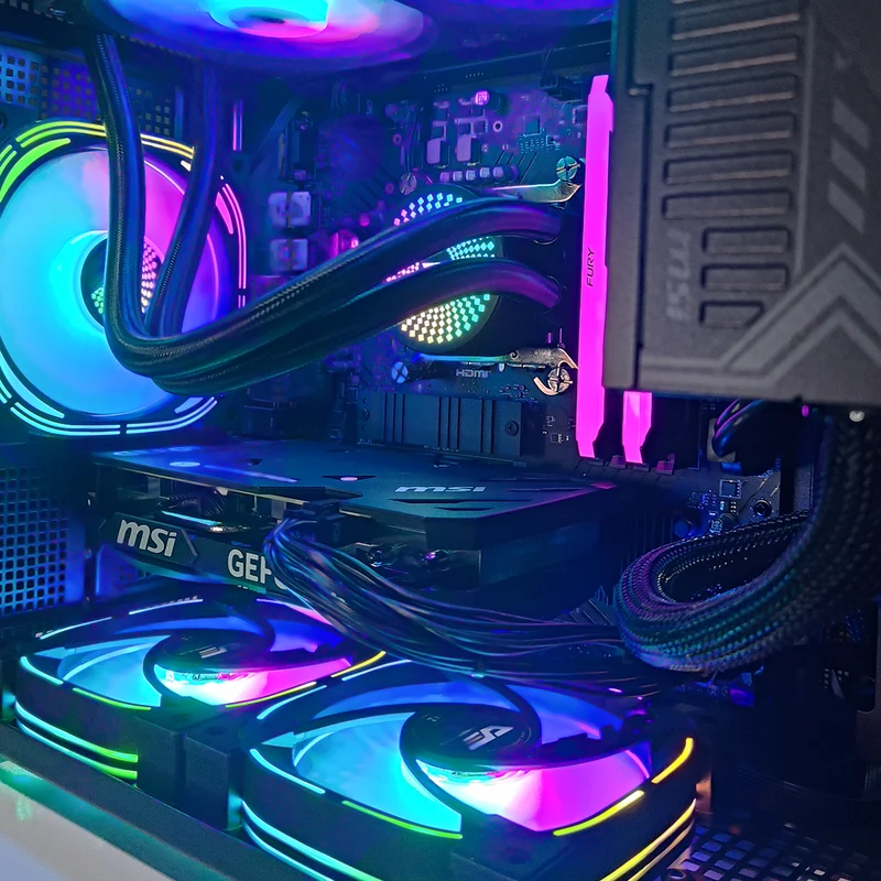 Sigma WD200 Black Desktop Gaming PC | Intel i5 14400F | 16GB RAM | 1TB SSD | RTX 4060 Ti | Windows 11 Pro