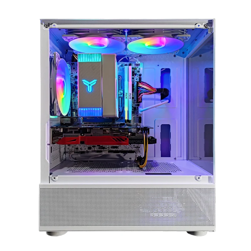 Alpha Reyna White Desktop Gaming PC | Intel i5 12400F | 16 GB RAM | 512 GB SSD | GTX 1650 | Windows 11 Pro