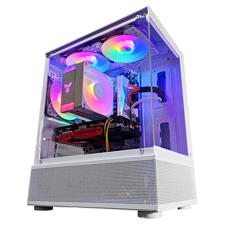 Alpha Reyna White Desktop Gaming PC | Intel i5 12400F | 16 GB RAM | 512 GB SSD | GTX 1650 | Windows 11 Pro