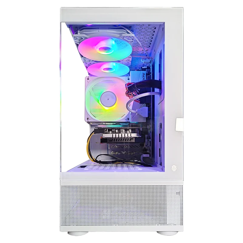 Alpha Reyna White Desktop Gaming PC | Intel i5 12400F | 16 GB RAM | 512 GB SSD | GTX 1650 | Windows 11 Pro