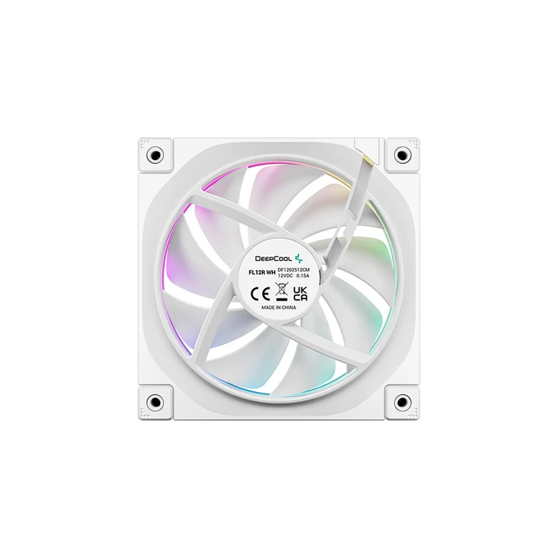 DeepCool FL12R 3-in-1 3x120mm Unique ARGB Fans (Black, White)