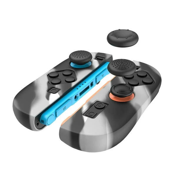 Ipega 6-in-1 Silicone Sleeve Gamer Kit for Nintendo Switch 2 (Black, Black/Grey, Blue/Orange/Black)