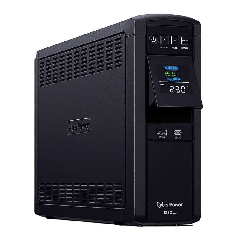 CyberPower PFC Sine Wave CP1350EPFCLCD NEMA 1350 VA 810 Watts Line-interactive UPS