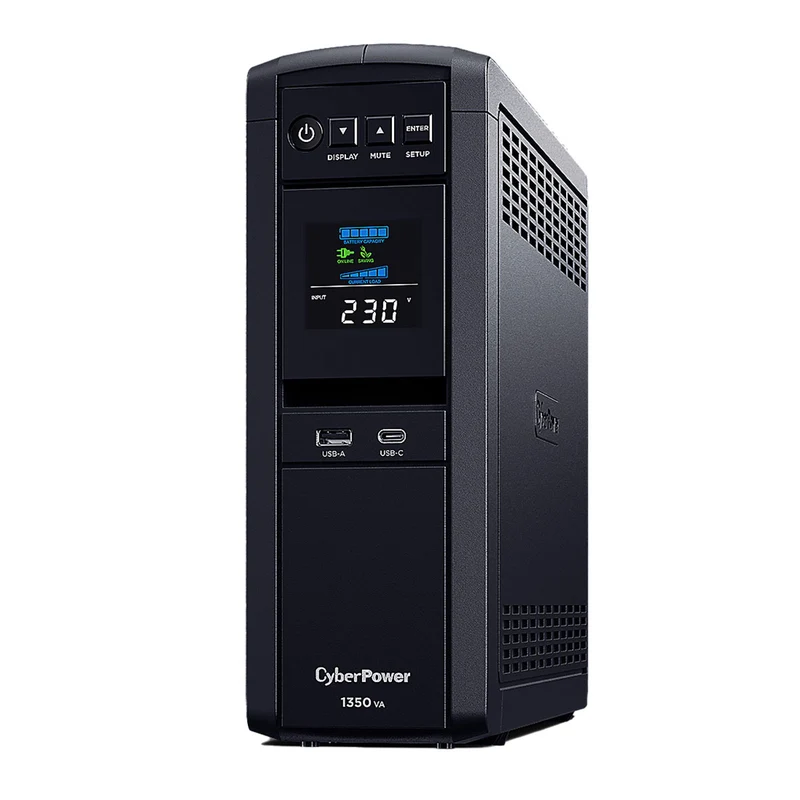 CyberPower PFC Sine Wave CP1350EPFCLCD NEMA 1350 VA 810 Watts Line-interactive UPS