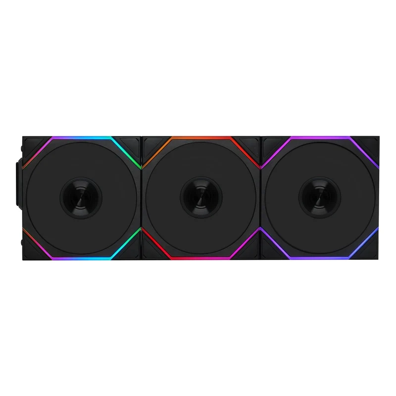 Lian Li Uni Fan TL Wireless 120mm Revolutionary ARGB Triple Fan (Black, White)