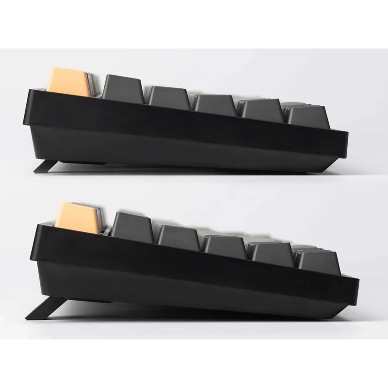 Keychron C1 Pro QMK/VIA RGB Backlight Hot-Swappable TKL Wired Mechanical Keyboard - Black (K Pro Red Switch) (C1P-M1)