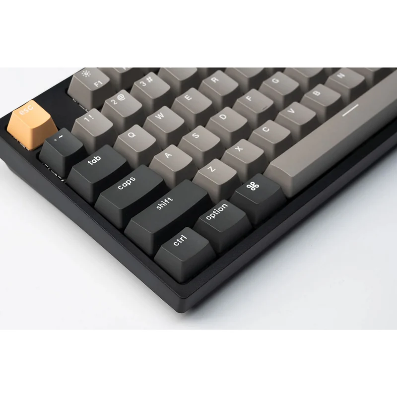 Keychron C1 Pro QMK/VIA RGB Backlight Hot-Swappable TKL Wired Mechanical Keyboard - Black (K Pro Red Switch) (C1P-M1)